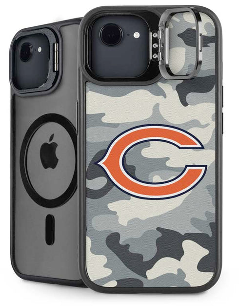 NFL Chicago Bears Camo iPhone 16e Kickstand Case