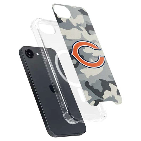 NFL Chicago Bears Camo iPhone 16e MagSafe Case