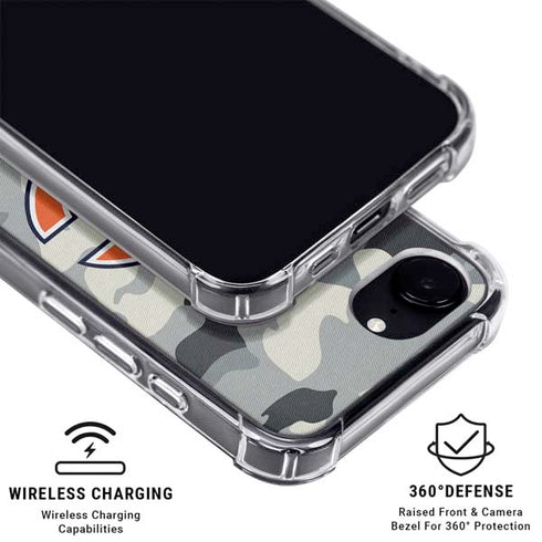NFL Chicago Bears Camo iPhone 16e MagSafe Case