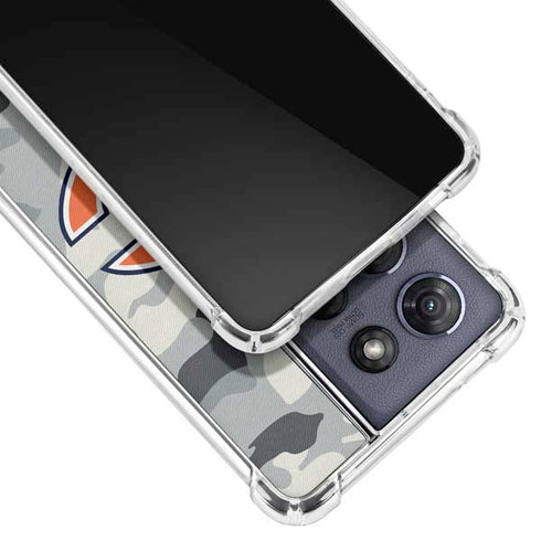 NFL Chicago Bears Camo Moto G Stylus 5G (2025) Clear Case