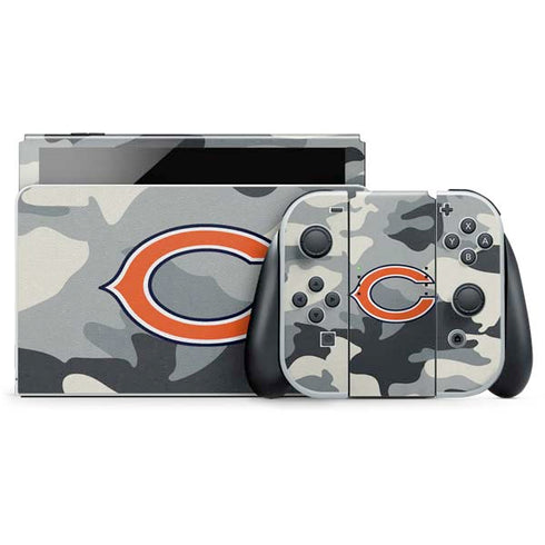 NFL Chicago Bears Camo Nintendo Skins