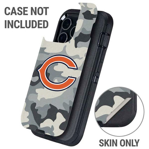 NFL Chicago Bears Camo Otterbox Defender iPhone Skin