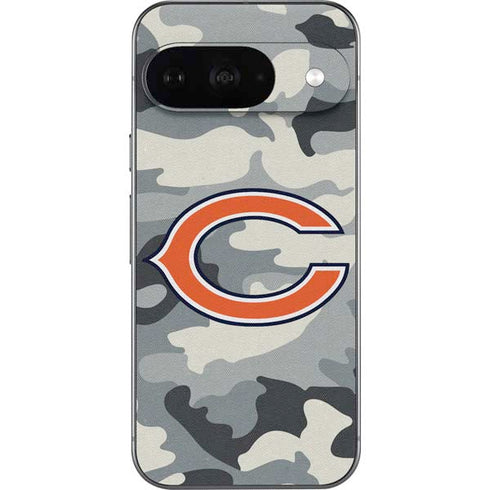 NFL Chicago Bears Camo Google Pixel 9 Skin
