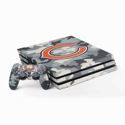 NFL Chicago Bears Camo PlayStation PS4 Skins