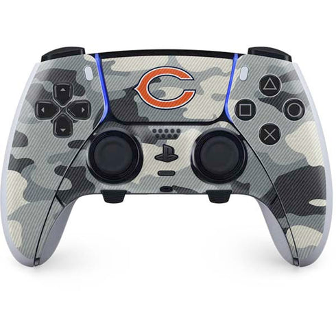 NFL Chicago Bears Camo PS5 DualSense Edge Pro Controller Skin