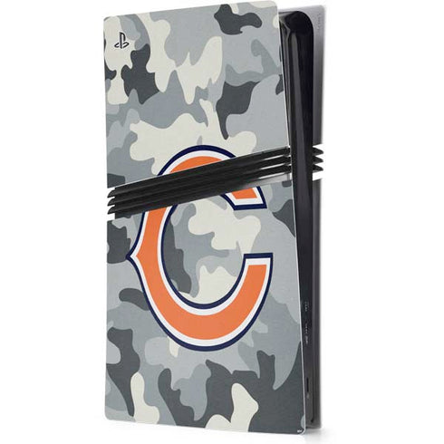 NFL Chicago Bears Camo PS5 Pro Console Skin