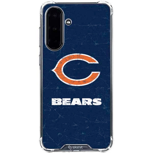 NFL Chicago Bears Distressed Galaxy A36 5G Clear Case