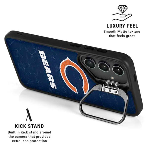NFL Chicago Bears Distressed Galaxy S25 Kickstand Case