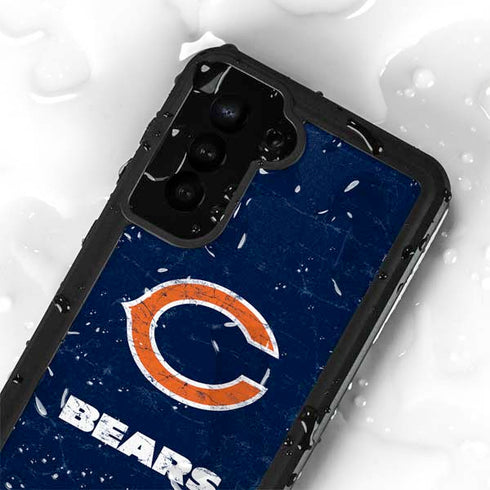 NFL Chicago Bears Distressed Galaxy S24 Plus Waterproof Case