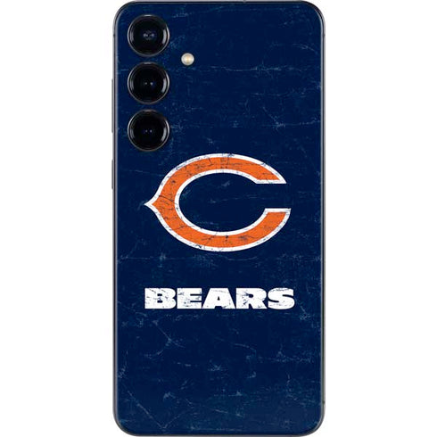 NFL Chicago Bears Distressed Galaxy S24 Skin