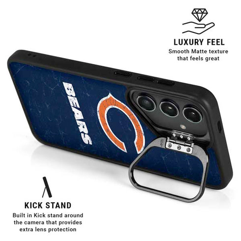 NFL Chicago Bears Distressed Galaxy S25 Ultra Kickstand Case