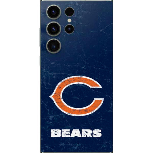 NFL Chicago Bears Distressed Galaxy S25 Ultra Skin