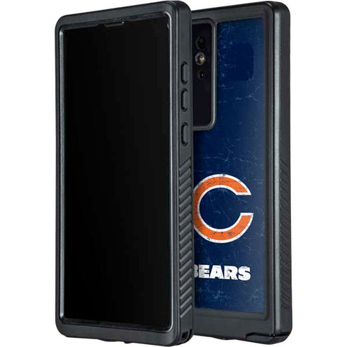 NFL Chicago Bears Distressed Galaxy S24 Ultra Waterproof Case