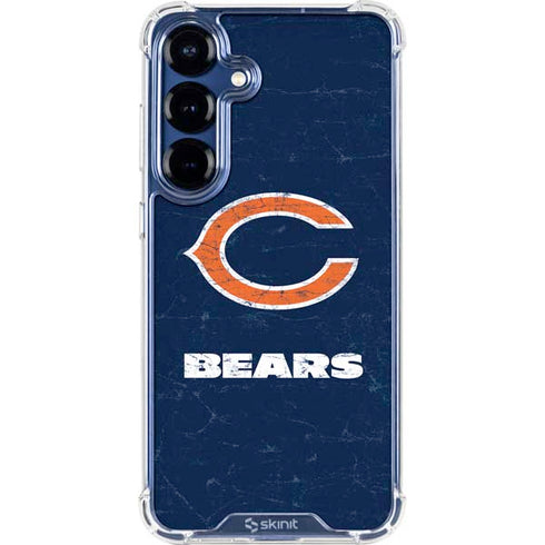 NFL Chicago Bears Distressed Galaxy S25 Clear Case