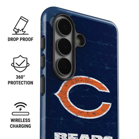 NFL Chicago Bears Distressed Galaxy S26 Impact Case