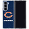 NFL Chicago Bears Distressed Galaxy Z Fold5 5G Clear Case