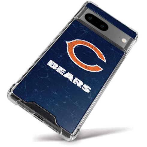 NFL Chicago Bears Distressed Google Pixel 8a Clear Case