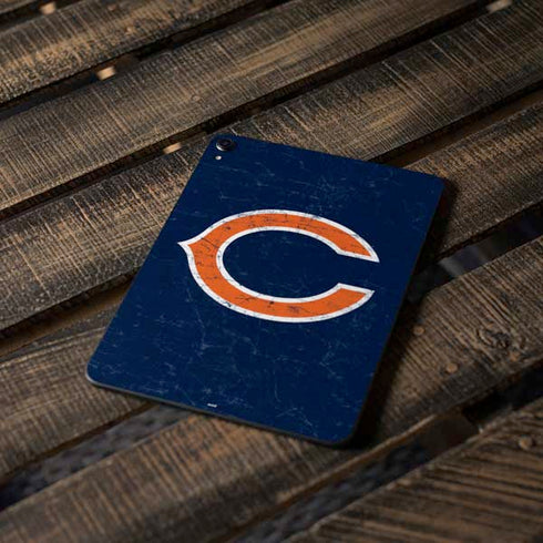 NFL Chicago Bears Distressed Apple iPad Pro Skin