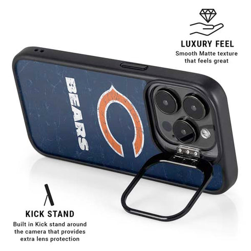 NFL Chicago Bears Distressed iPhone 13 Pro Kickstand Case
