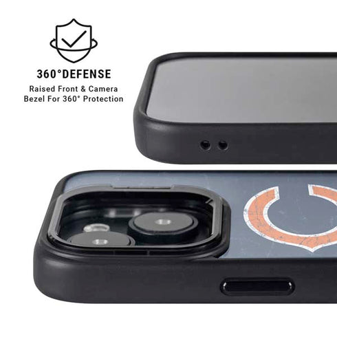 NFL Chicago Bears Distressed iPhone 14 Plus Kickstand Case