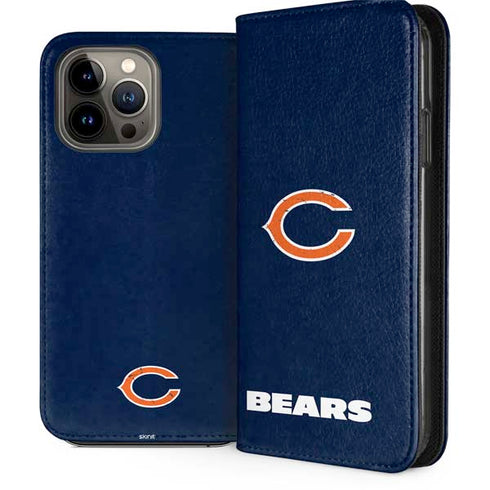 NFL Chicago Bears Distressed iPhone 14 Pro Max Folio Case