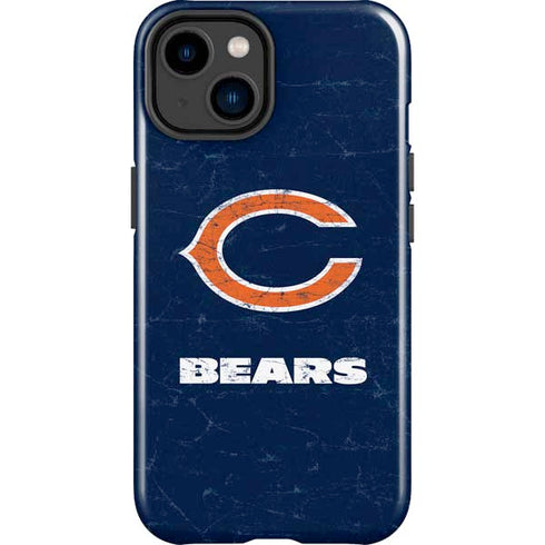 NFL Chicago Bears Distressed iPhone 15 Impact Case