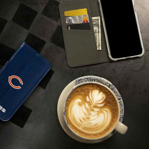 NFL Chicago Bears Distressed iPhone 15 Plus Folio Case