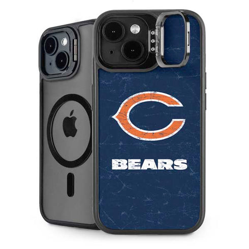 NFL Chicago Bears Distressed iPhone 15 Plus Kickstand Case