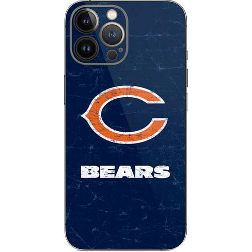 NFL Chicago Bears Distressed iPhone 15 Pro Max Skin