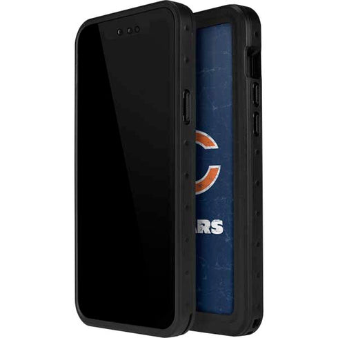 NFL Chicago Bears Distressed iPhone 15 Pro Waterproof Case