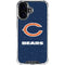 NFL Chicago Bears Distressed iPhone 16 Plus Clear Case