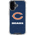 NFL Chicago Bears Distressed iPhone 16 Plus Clear Case