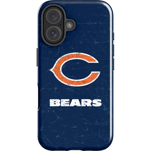 NFL Chicago Bears Distressed iPhone 16 Plus Impact Case