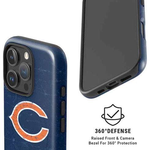 NFL Chicago Bears Distressed iPhone 16 Pro Magsafe Impact Case
