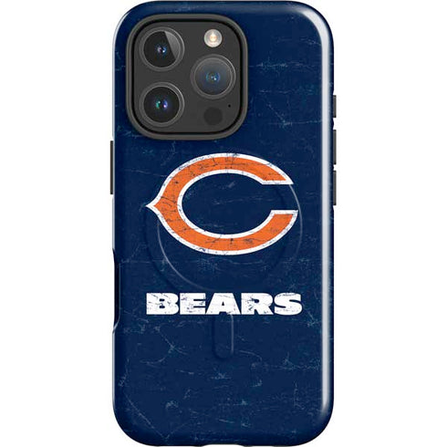 NFL Chicago Bears Distressed iPhone 16 Pro Max Magsafe Impact Case