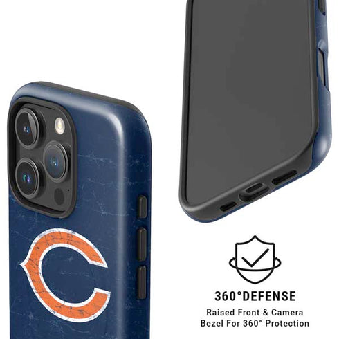 NFL Chicago Bears Distressed iPhone 16 Pro Max Magsafe Impact Case