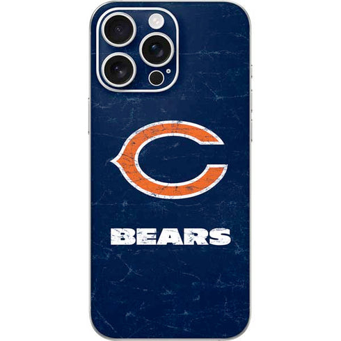 NFL Chicago Bears Distressed iPhone 16 Pro Max Skin