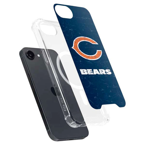 NFL Chicago Bears Distressed iPhone 16e MagSafe Case