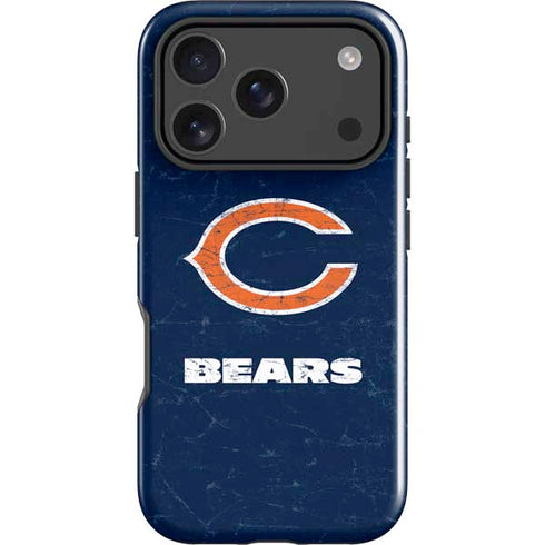 NFL Chicago Bears Distressed iPhone 18 Pro Max Impact Case