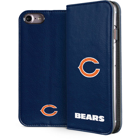 NFL Chicago Bears Distressed iPhone 8 Folio Case