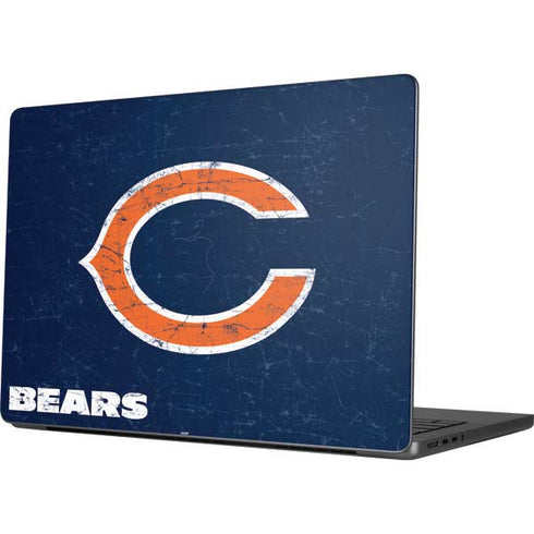 NFL Chicago Bears Distressed Apple MacBook Pro 14-inch Skin
