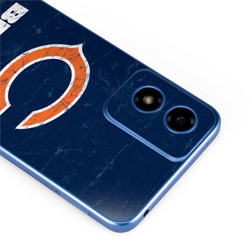 NFL Chicago Bears Distressed Moto G Play 4G (2024) Skin