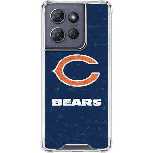 NFL Chicago Bears Distressed Moto G Play 5G (2025) Clear Case