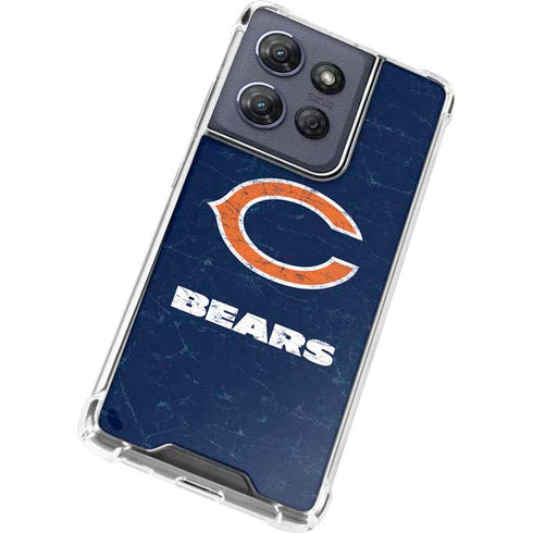 NFL Chicago Bears Distressed Moto G Play 5G (2025) Clear Case