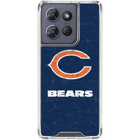 NFL Chicago Bears Distressed Moto G Power 5G (2025) Clear Case