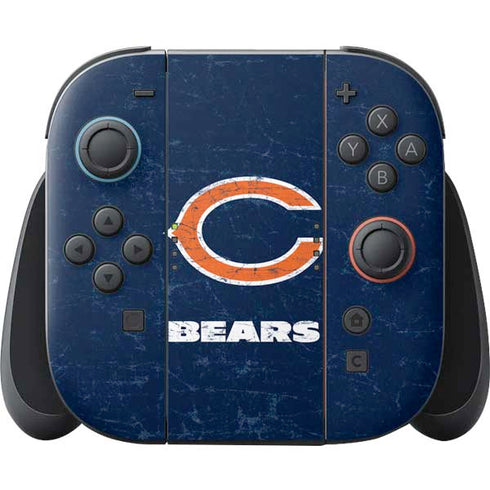 NFL Chicago Bears Distressed Nintendo Switch 2 (2025) Joy-Con Controller Skin