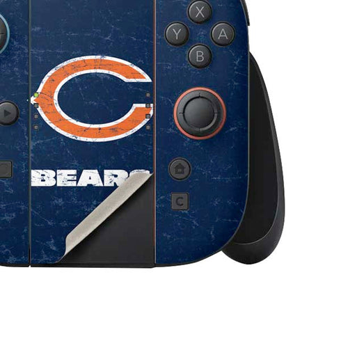 NFL Chicago Bears Distressed Nintendo Switch 2 (2025) Joy-Con Controller Skin