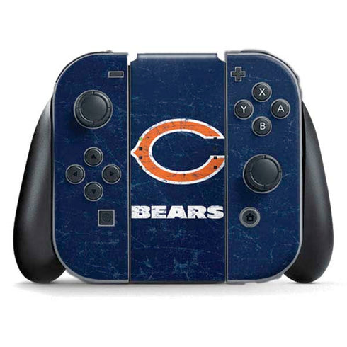 NFL Chicago Bears Distressed Nintendo Skins