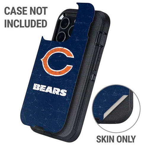 NFL Chicago Bears Distressed Otterbox Defender iPhone Skin