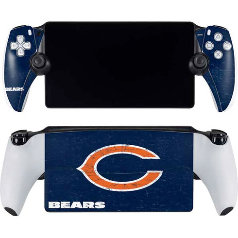 NFL Chicago Bears Distressed PlayStation Portal Remote Player Skin